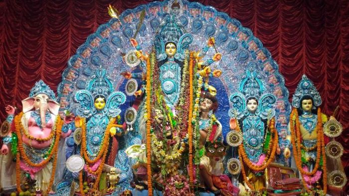 পঞ্চশীল বাটিকার গত বছরের দুর্গাপ্রতিমা