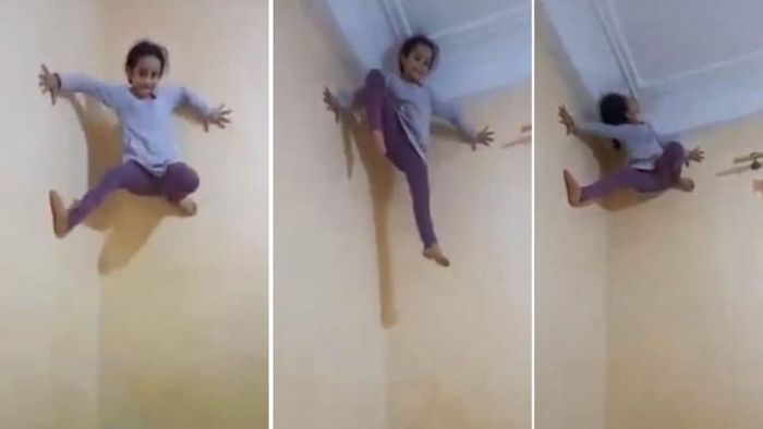 ভাইরাল বাচ্চা, না স্পাইডারম্যানের বাচ্চা