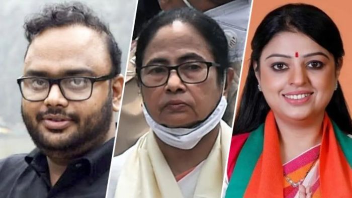 শ্রীজীব বিশ্বাস, মমতা বন্দ্যোপাধ্যায় এবং প্রিয়াঙ্কা টিবরেওয়াল