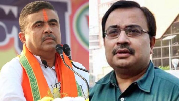 কুণাল ঘোষ ও শুভেন্দু অধিকারী। ফাইল ছবি