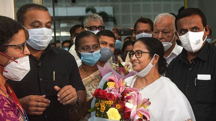 গোয়ায় বাংলার মুখ্যমন্ত্রী মমতা বন্দোপাধ্য়ায়