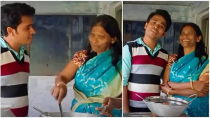 রান্না করলেন রানু মণ্ডল