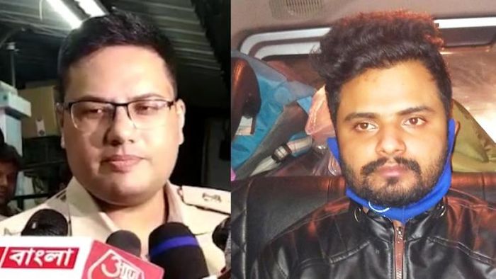 পুলিশ হেফাজতে রতন মণ্ডল।