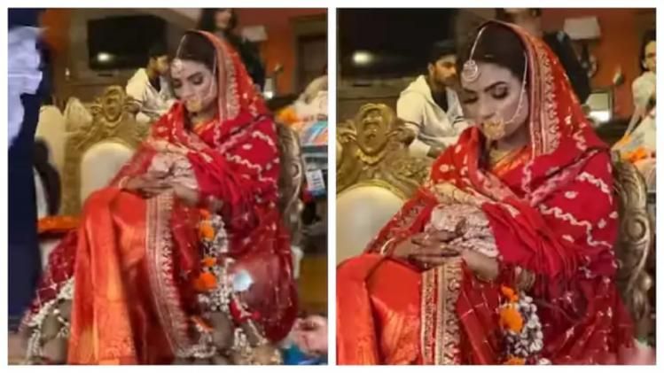 এ কী কাণ্ড! বিয়ের সময় ঘুমিয়ে পড়লেন কনে, ভিডিও Viral