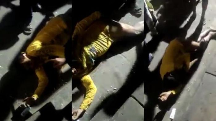 কংগ্রেস প্রার্থীকে মারধর।