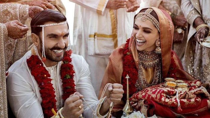 দীপিকা পাডুকোন ও রণবীর সিংয়ের বিয়ের ছবি