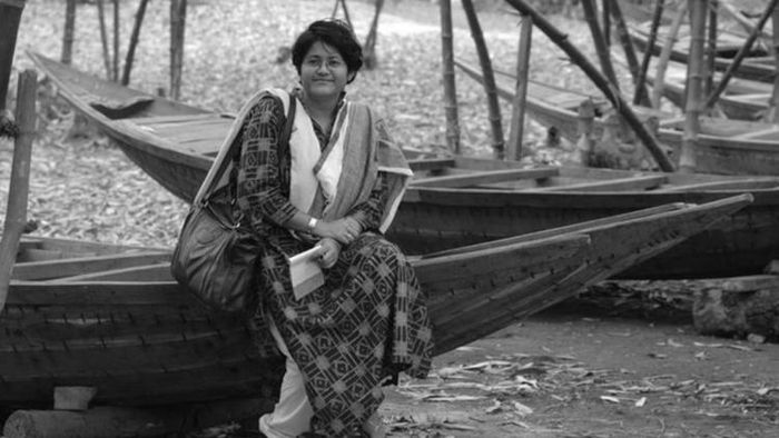 সাংবাদিক ঝিমলি মুখোপাধ্যায় পাণ্ডে। ছবি সৌজন্য: ফেসবুক