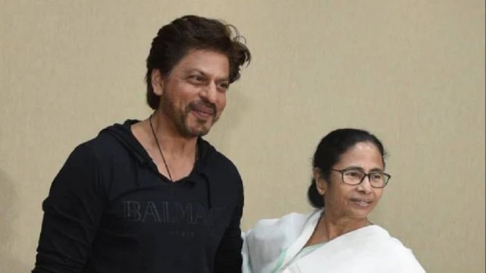 শাহরুখ খান এবং বাংলার মুখ্যমন্ত্রী মমতা বন্দ্যোপাধ্যায়
