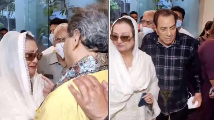 অনুষ্ঠানে সায়রা, সুভাষ ঘাই, ধর্মেন্দ্র