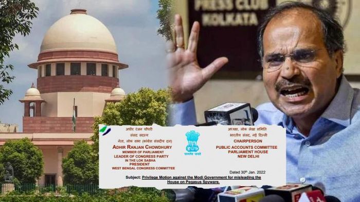 স্পিকারকে চিঠি অধীরের।