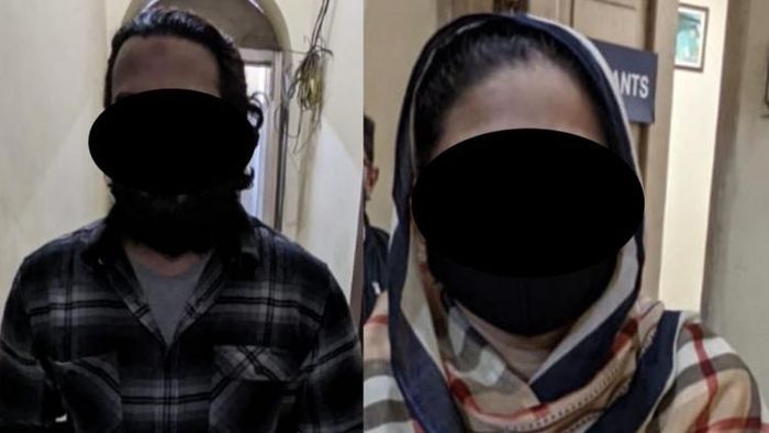 অভিযুক্ত দম্পতি।