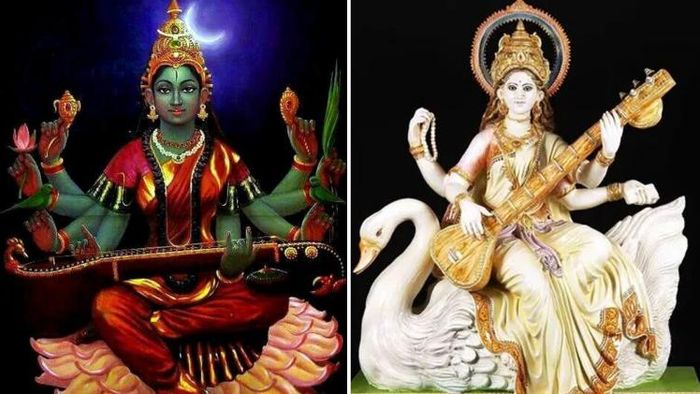 দেবী সরস্বতী ও দেবী মাতঙ্গী