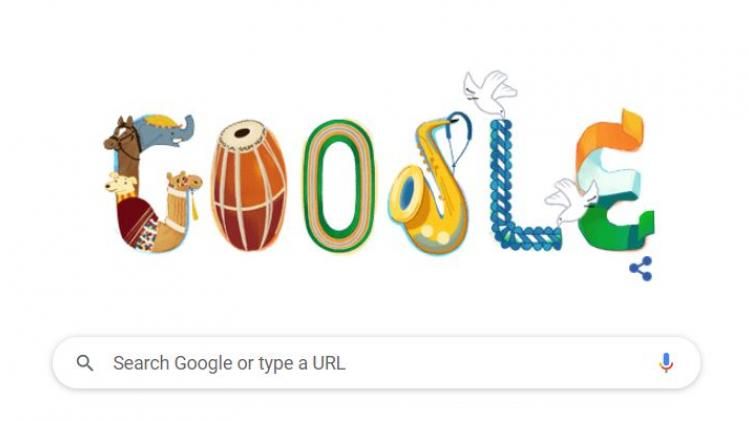 প্রজাতন্ত্র দিবসে ভারতীয়দের শুভেচ্ছা জানাচ্ছে Google Doodle