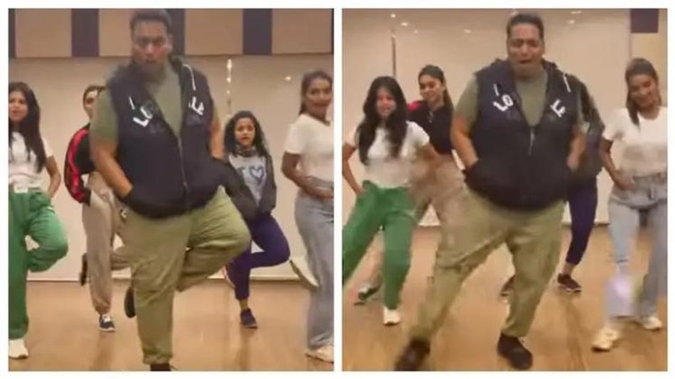 Oo Antava-র কোরিওগ্রাফার নাচলেন 'কাঁচা বাদাম'এ , Video Viral Oo Antava-র কোরিওগ্রাফার নাচলেন 'কাঁচা বাদাম'এ , Video Viral