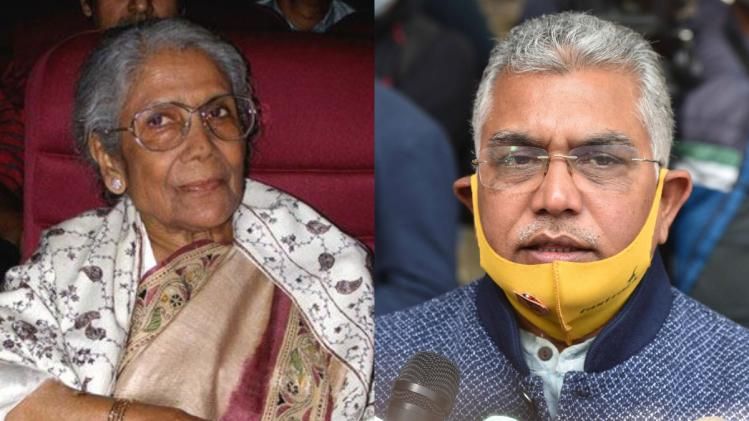 'শেষ জীবনে রাজনীতির শিকার,' সন্ধ্যা-প্রয়াণে দিলীপ