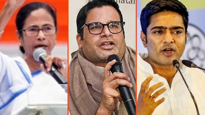 মমতা বন্দ্যোপাধ্যায়, প্রশান্ত কিশোর, অভিষেক বন্দ্যোপাধ্যায়
