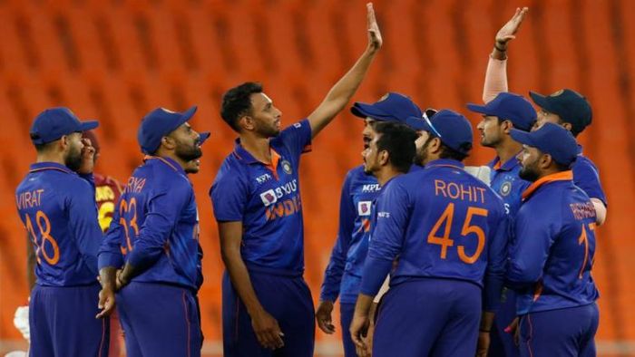উচ্ছ্বসিত ভারতীয় দলের ক্রিকেটাররা
