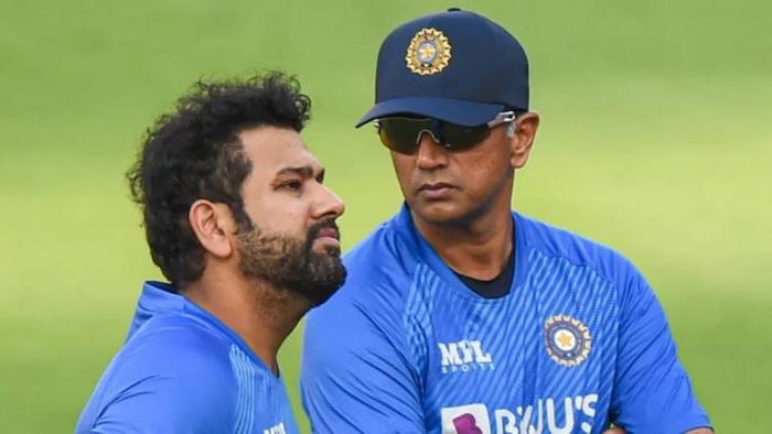 রোহিত শর্মার সঙ্গে রাহুল দ্রাবিড়