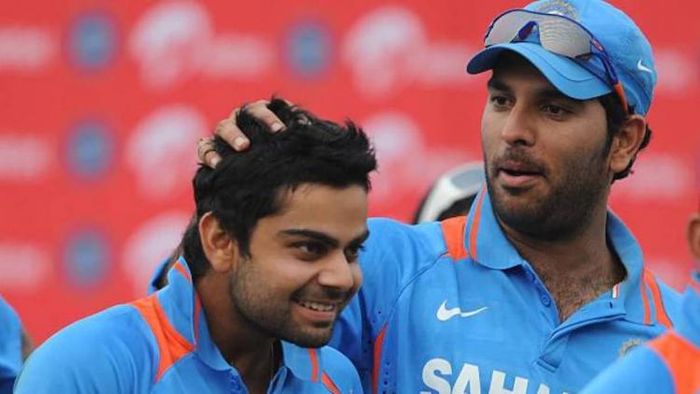 বিরাটের সঙ্গে যুবরাজ। ফাইল চিত্র