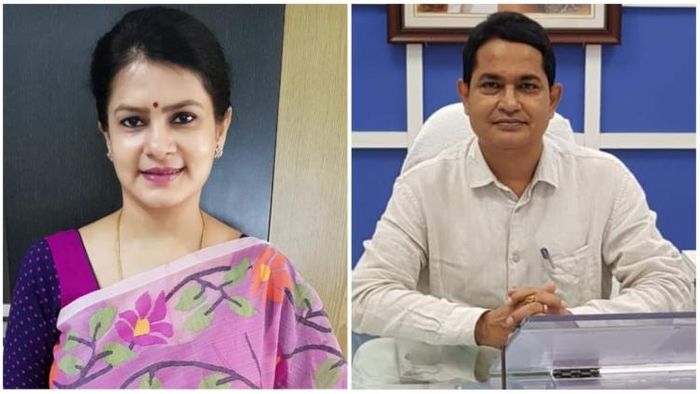 হুমায়ুন কবীর ও তাঁর স্ত্রী