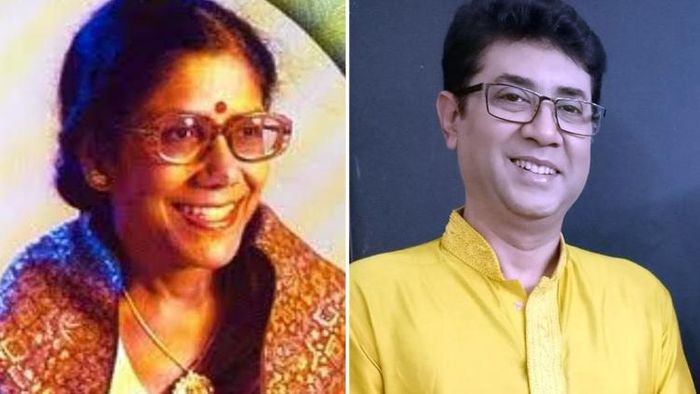 সন্ধ্যা মুখোপাধ্যায় ও সৈকত মিত্র (ছবি: ফেসবুক)