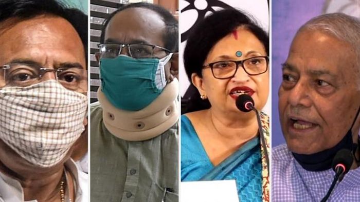 অরূপ বিশ্বাস, সুব্রত বক্সি, চন্দ্রিমা ভট্টাচার্য এবং যশবন্ত সিনহা