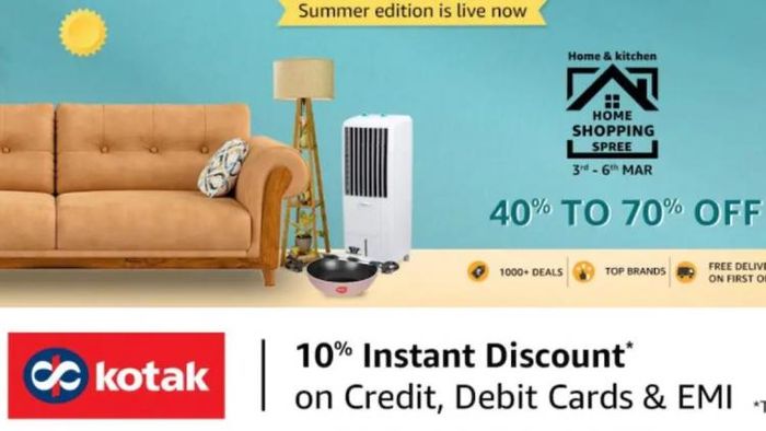 অ্যামজনে শুরু হয়েছে সেল।