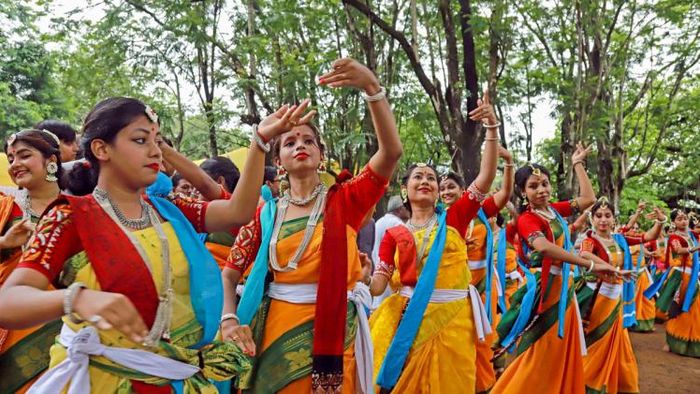 পশ্চিমবঙ্গের দোল উৎসব উদযাপন (ছবি: পিটিআই)