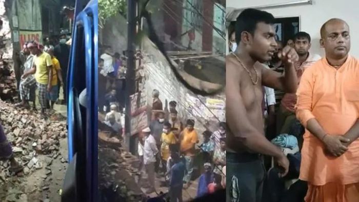 বাংলাদেশের রাধাকান্ত মন্দিরে হামলা।