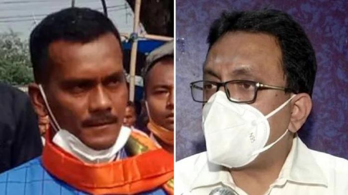 মনোজ টিগ্গা ও শান্তনু সেন (বামদিক থেকে)