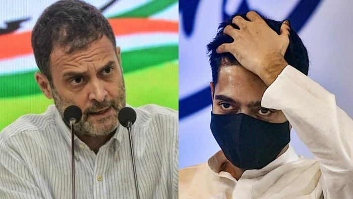 Goa Election Result: গোয়ায় একটাও আসন পায়নি তৃণমূল। ছবি- রাহুল গান্ধী ও অভিষেক বন্দ্যোপাধ্যায়।