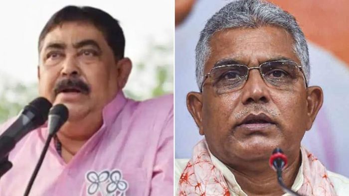 অনুব্রত মণ্ডল ও দিলীপ ঘোষ