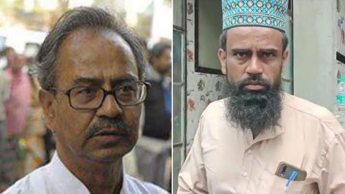 আশিস বন্দ্যোপাধ্যায় ও মিহিলাল শেখ (বামদিক থেকে)