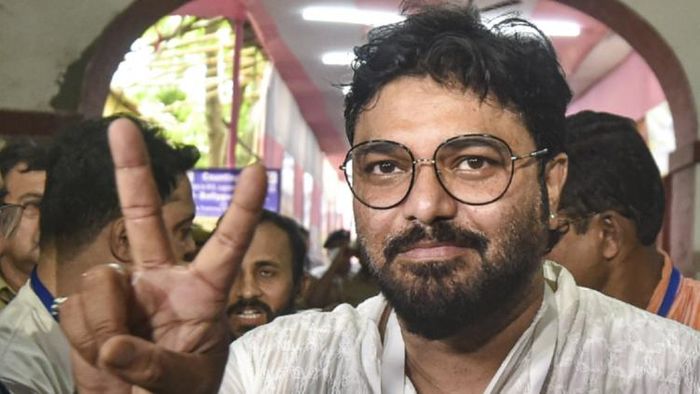 জয়ের পর বাবুল সুপ্রিয়।