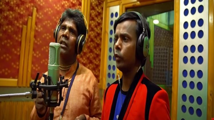 ভুবন বাদ্যকর ও হিরো আলম (ছবি সূত্র-হিরো আলমের ইউটিউব চ্যানেল)