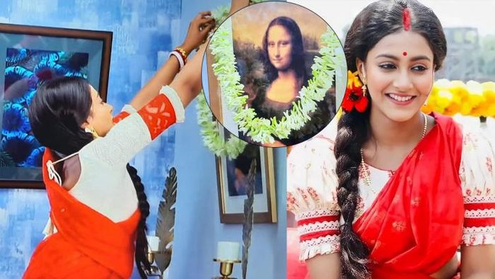 'গৌরী এলো' ধারাবাহিকের দৃশ্যে মোহনা মাইতি