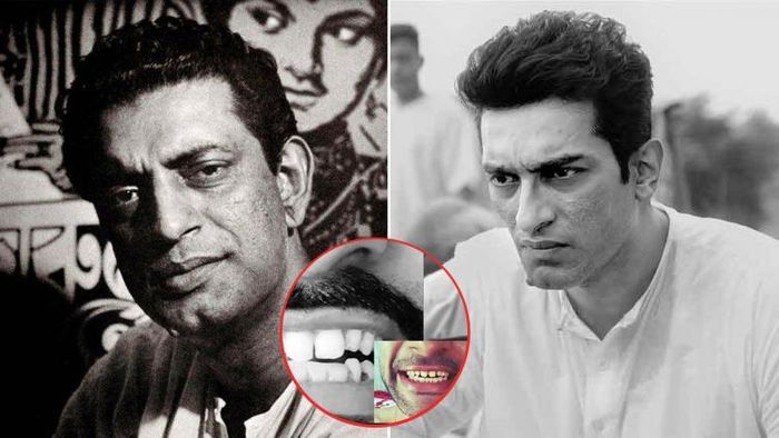 সত্যজিৎ রায় ও জিতু কমল (ছবি: ফেসবুক)