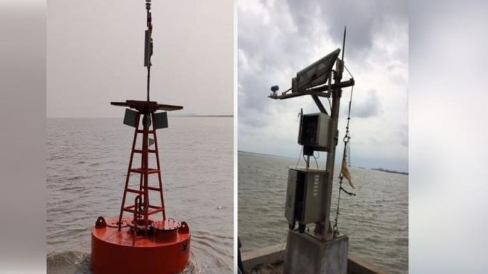 জোয়ারের জল মাপতে কলকাতা বন্দরের নয়া ব্যবস্থা। ছবি সৌজন্য: পিআইবি