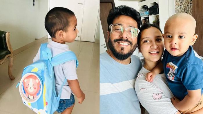 রাজ, শুভশ্রী ও ইউভান (ছবি: ইন্সটাগ্রাম)