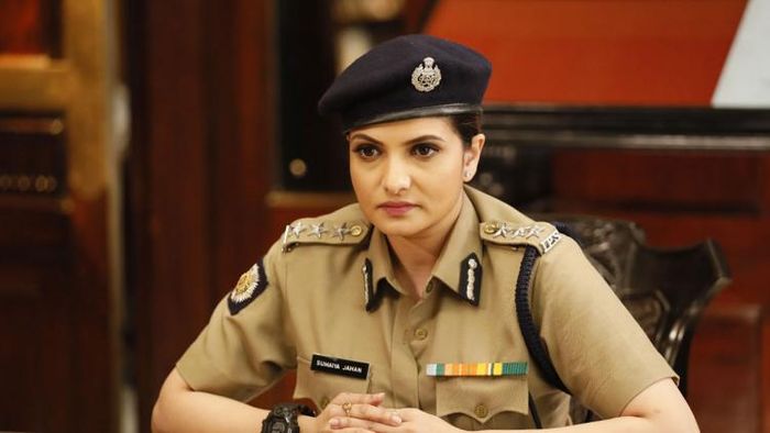 'রাবণ'-এ ইন্সপেক্টর জাহান চরিত্রে অভিনেত্রী তনুশ্রী চক্রবর্তী