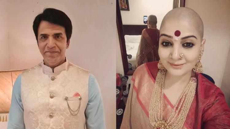 স্বামীর সুস্থতা মানতা করে মাথা কামালেন এই অভিনেত্রী!