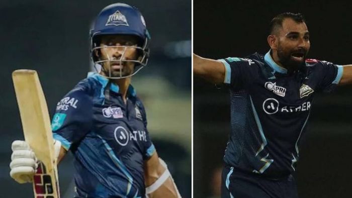 ঋদ্ধিমান সাহা ও মহম্মদ শামি