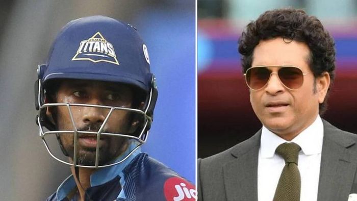 ঋদ্ধিমান সাহা ও সচিন তেন্ডুলকর