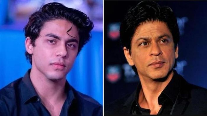 আরিয়ান খান এবং শাহরুখ খান।