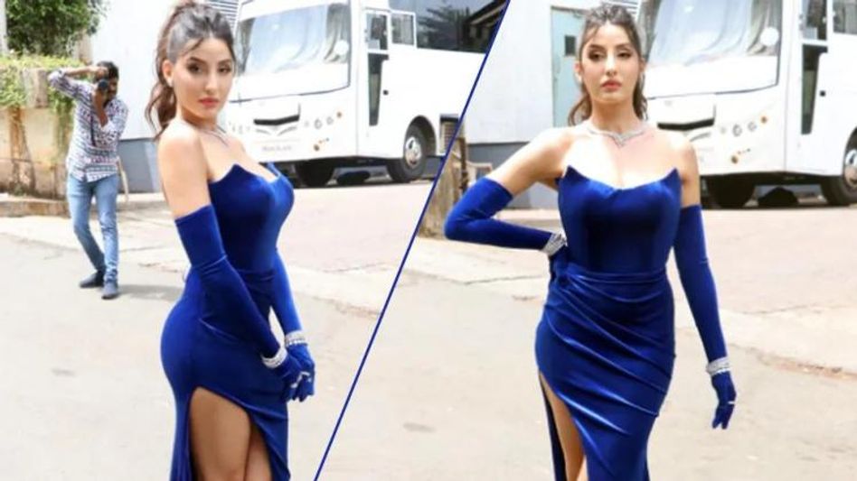 নীল গাউনে নোরা ফতেহির রূপ দেখে স্তব্ধ ফ্যানেরা, কী বললেন সকলে? নীল গাউনে নোরা ফতেহির রূপ দেখে স্তব্ধ ফ্যানেরা, কী বললেন সকলে?