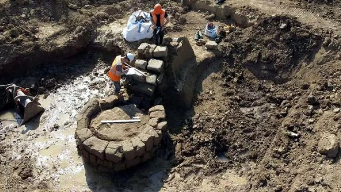 Roman Temple In Netherlands