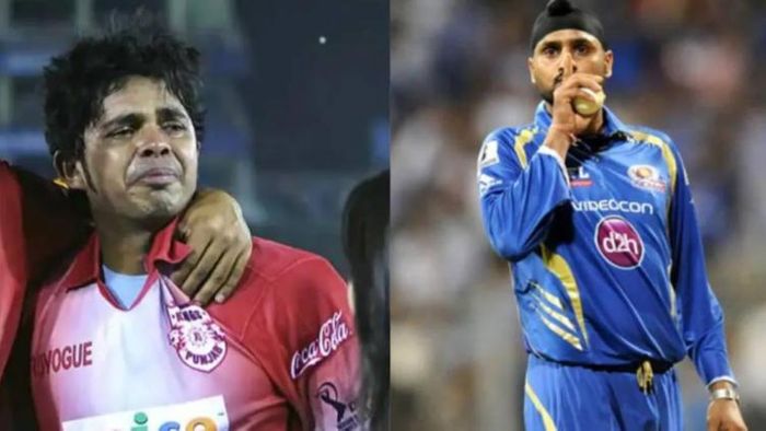 শ্রীশান্ত ও হরভজন সিং