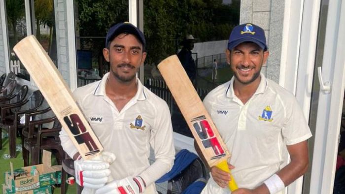 সুদীপ ঘরামি ও অনুষ্টুপ মজুমদার, ছবি- সিএবি