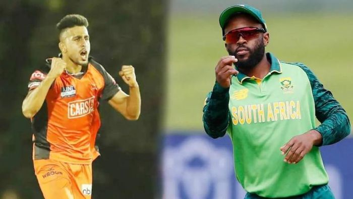 উমরান মালিক ও টেম্বা বাভুমা