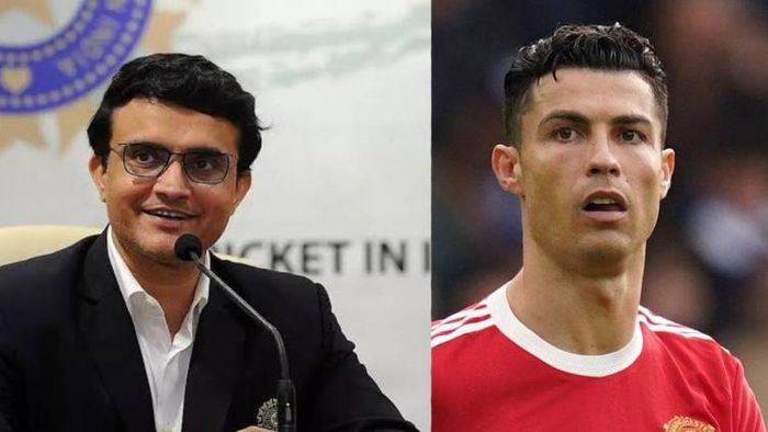 সৌরভ গঙ্গোপাধ্যায় ও ক্রিশ্চিয়ানো রোনাল্ডো